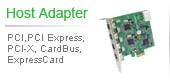 Host Adapter | PCI, PCI Express, PCI-X, CardBus, Express Card