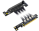 PCIEX16E-16S | PCIe x16 edge connector to PCIe x16 Slot Interconnect Cabling solution