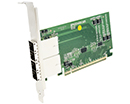 EP16XG4RDCA03 | External PCI Express (two SFF-8644 1x2) to PCIe x16 Edge Finger Gen 4 Active (Redriver with Linear Equalization) Cable Adapter Card (Support PCIe AOC)