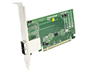EP16XG4RDCA03-8 | External PCI Express (SFF-8644 1x2) to PCIe x16 (x8 mode) Edge Finger Gen 4 Active (Redriver with Linear Equalization) Cable Adapter Card (Support PCIe AOC)