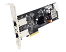 DGEAP-PCIE4XG321 | Dual Multi-Gigabit (10G/ 5G/ 2.5G/ 1000BASE-T/ 100BASE-TX/ 10BASE-Te) Ethernet (POE+) to PCI Express x4 Gen 3 Host Card